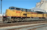 EMLX 8538, EMD SD90MAC-H, in storage on the KCS